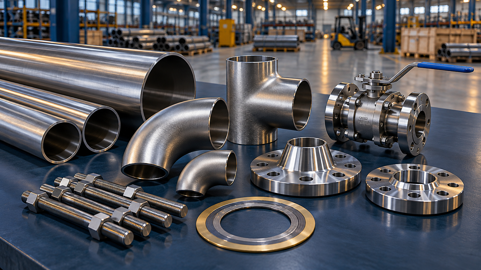 Traceable special material piping components